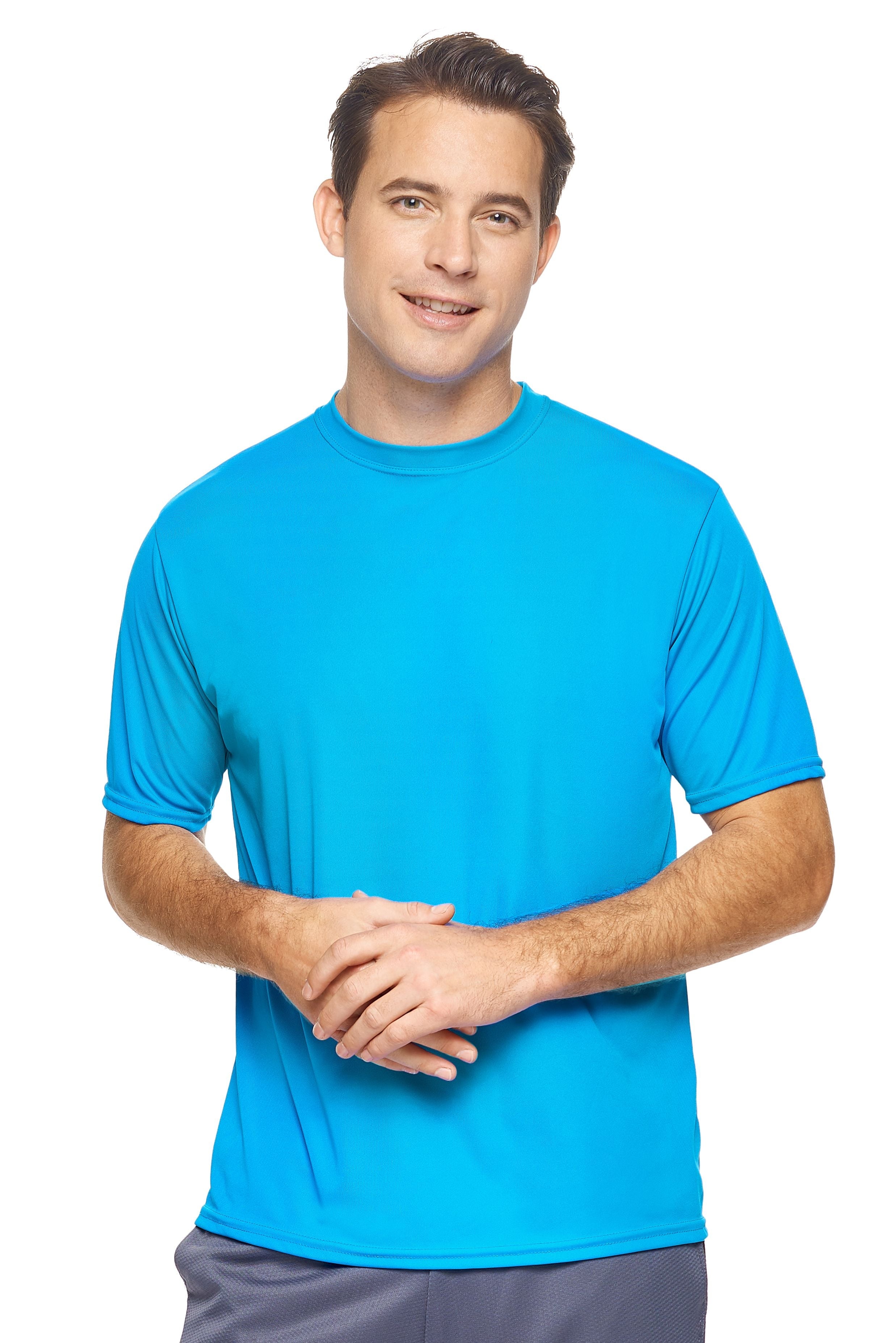 AI801D🇺🇸 DriMax™ Crewneck Expert Tee (Continued) - Expert Brand #SAFETY BLUE