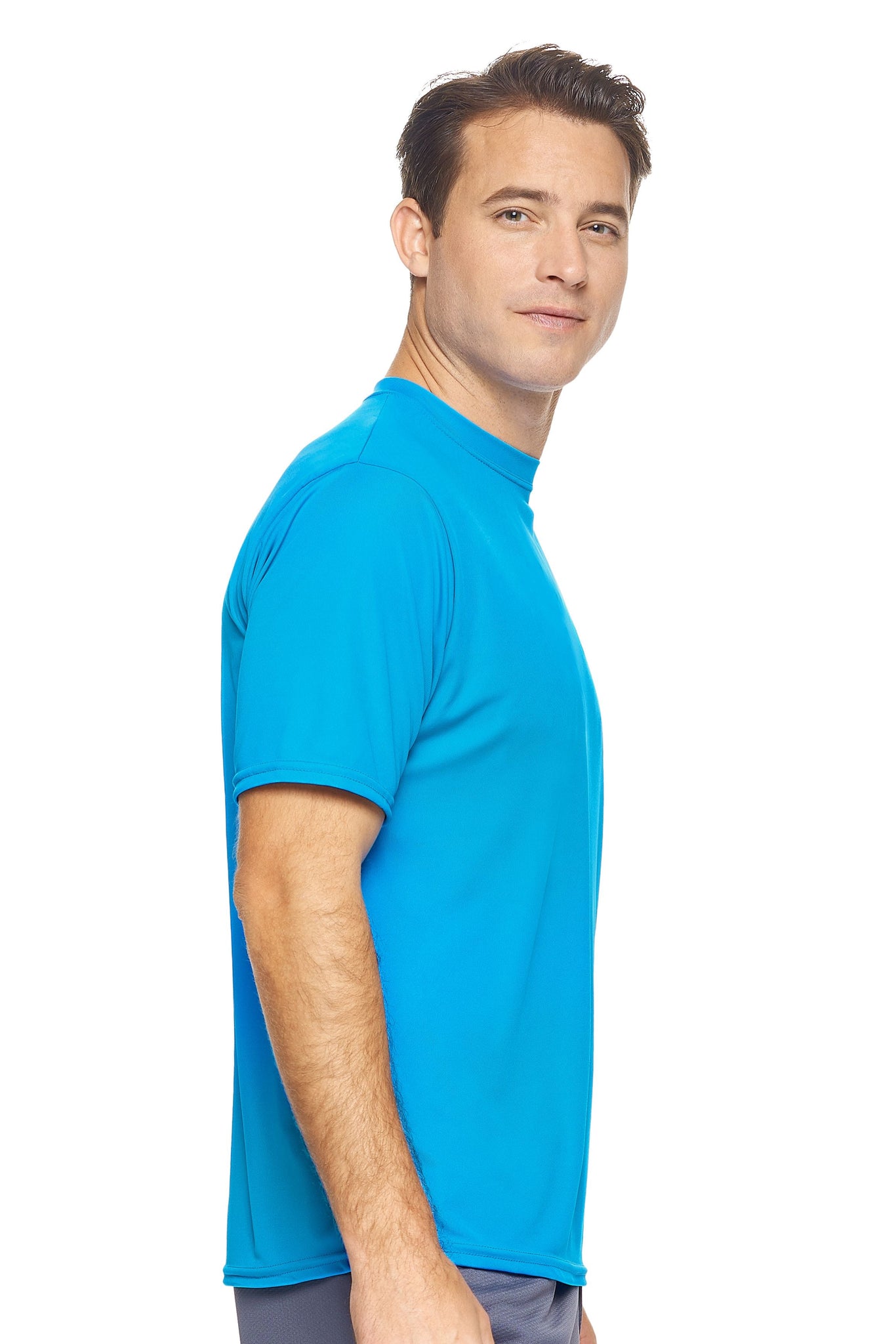 AI801D🇺🇸 DriMax™ Crewneck Expert Tee (Continued) - Expert Brand #SAFETY BLUE