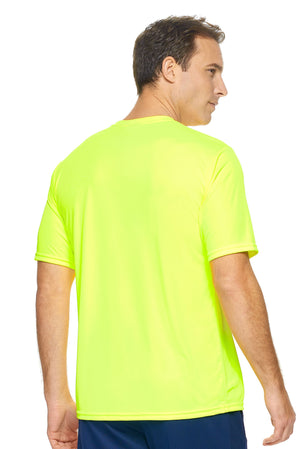 AI801D🇺🇸 DriMax™ Crewneck Expert Tee (Continued) - Expert Brand #SAFETY YELLOW