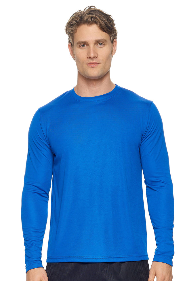 Expert Brand Royal Blue pk MaX™ Crewneck Long Sleeve Expert Tee#royal-blue