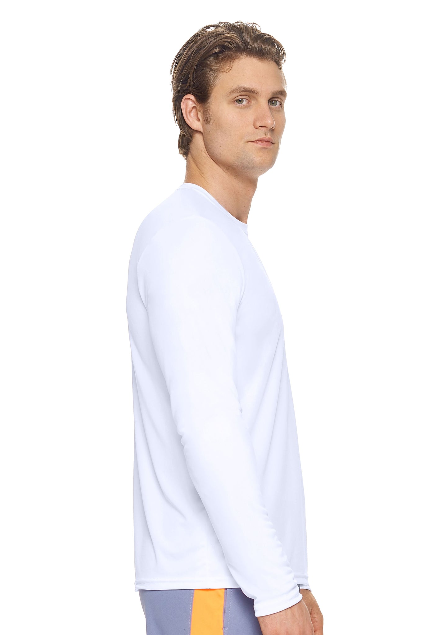 Expert Brand White pk MaX™ Crewneck Long Sleeve Expert Tee Image 2#white