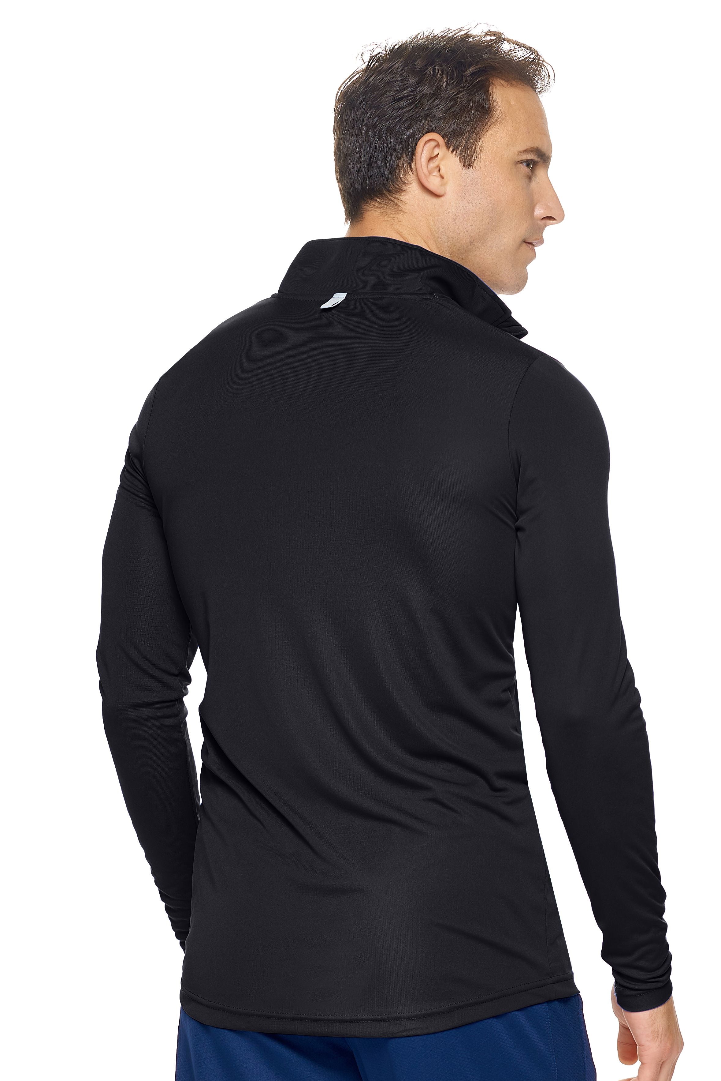 AI909 DriMax™ Quarter Zip - Expert Brand #BLACK
