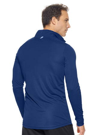 Expert Brand Navy pk MaX™ ¼ Zip Training Image 3#navy
