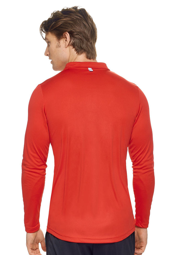 Expert Brand Red pk MaX™ ¼ Zip Training Image 4#red