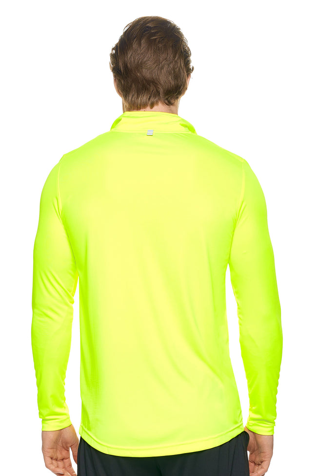 Expert Brand Safety Yellow pk MaX™ ¼ Zip Training Image 3#safety-yellow
