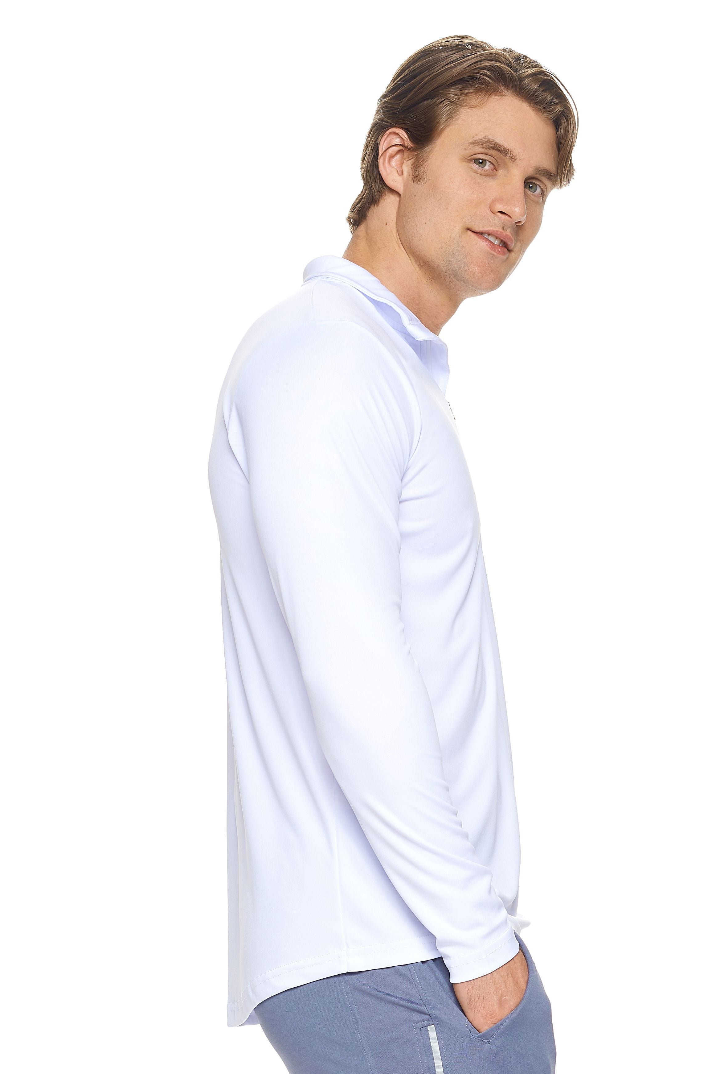 AI909 DriMax™ Quarter Zip - Expert Brand #WHITE