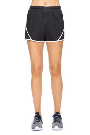 Expert Brand Women's Royal Blue Oxymesh™ Energy Shorts in Black Image 2#black