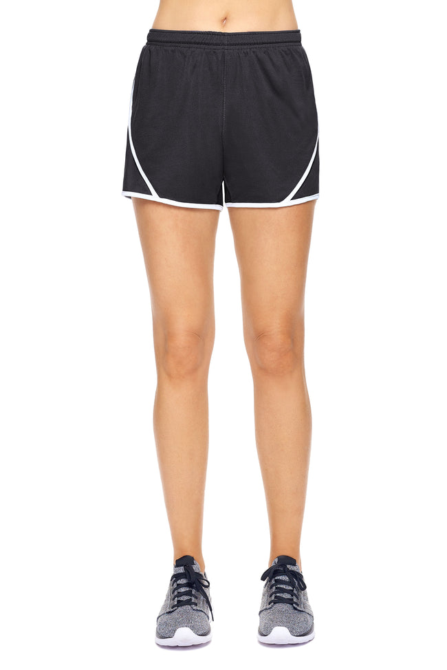 Expert Brand Women's Royal Blue Oxymesh™ Energy Shorts in Black Image 2#black