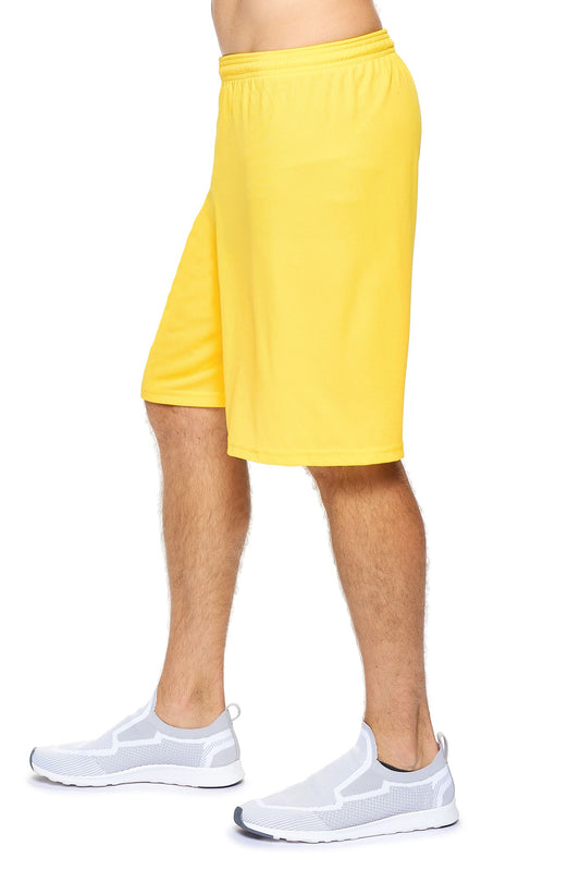 Expert Brand Men's Bright Yellow Oxymesh™ Training Shorts#bright-yellow