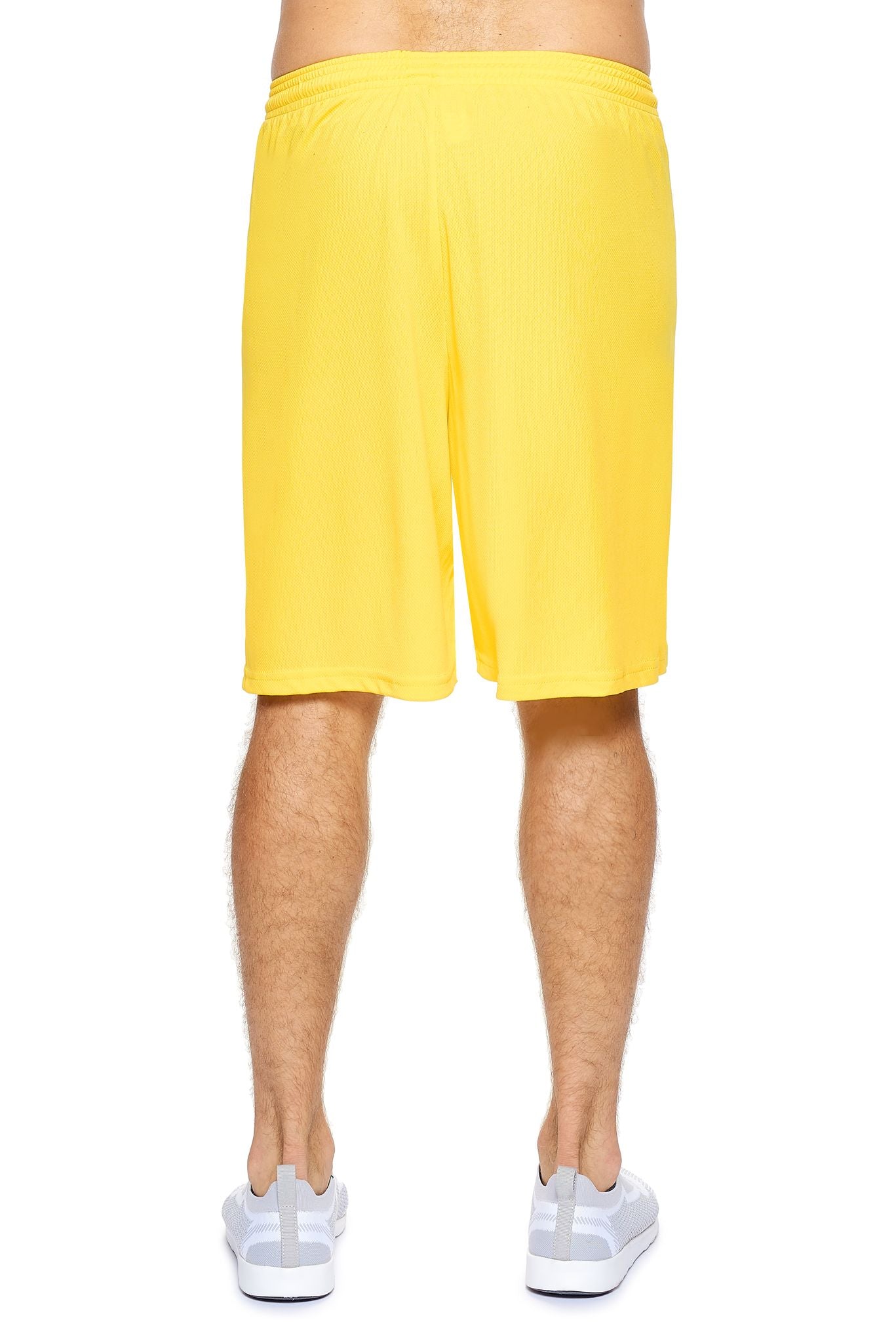 Expert Brand Men's Bright Yellow Oxymesh™ Training Shorts Image 3#bright-yellow
