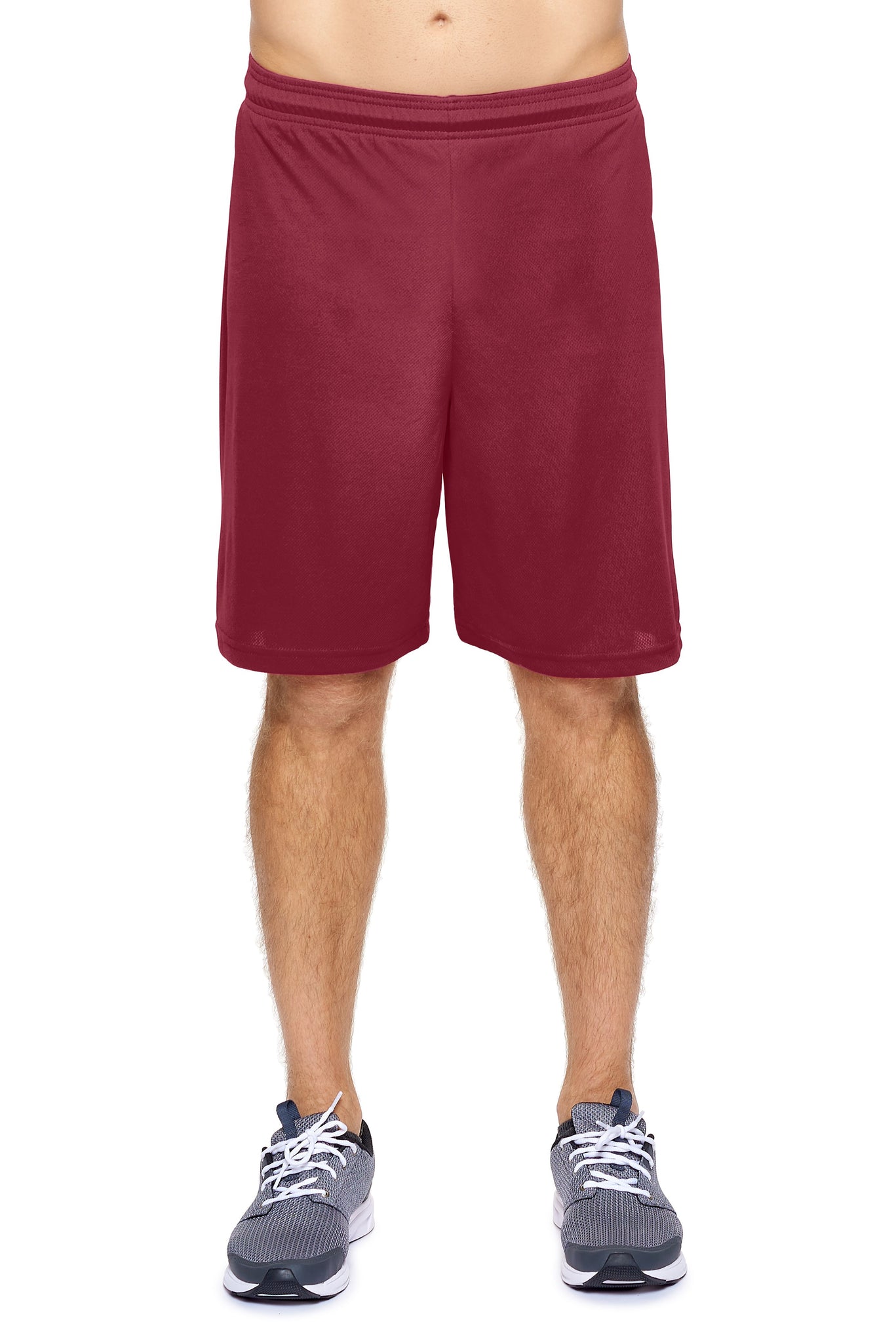 Expert Brand Men's Oxymesh™ Training Shorts in Cardinal Image 2#cardinal
