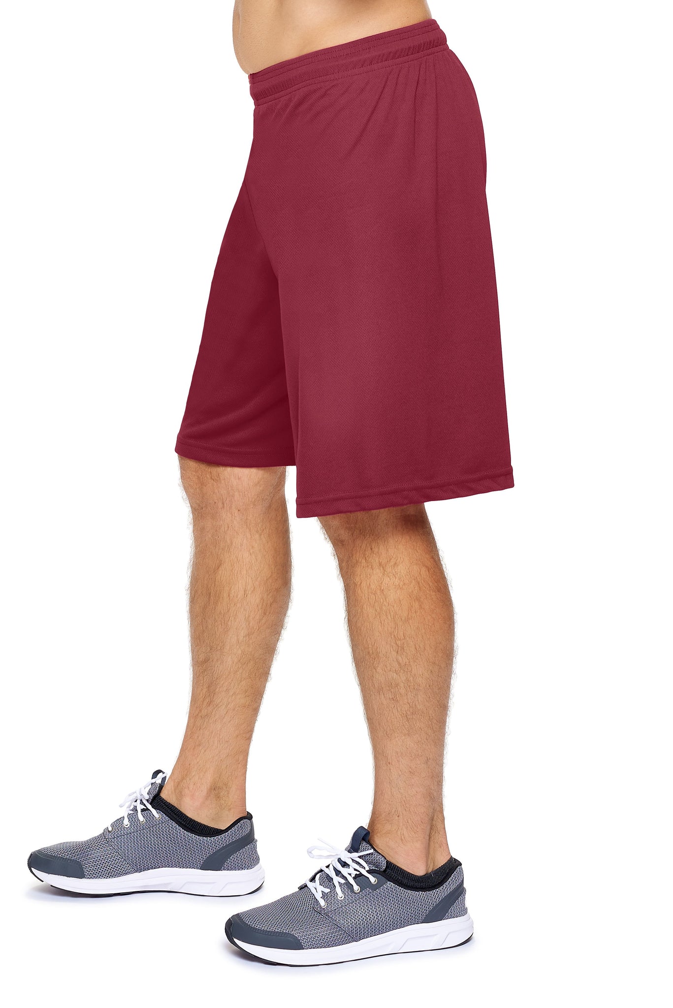 Expert Brand Men's Oxymesh™ Training Shorts in Cardinal#cardinal