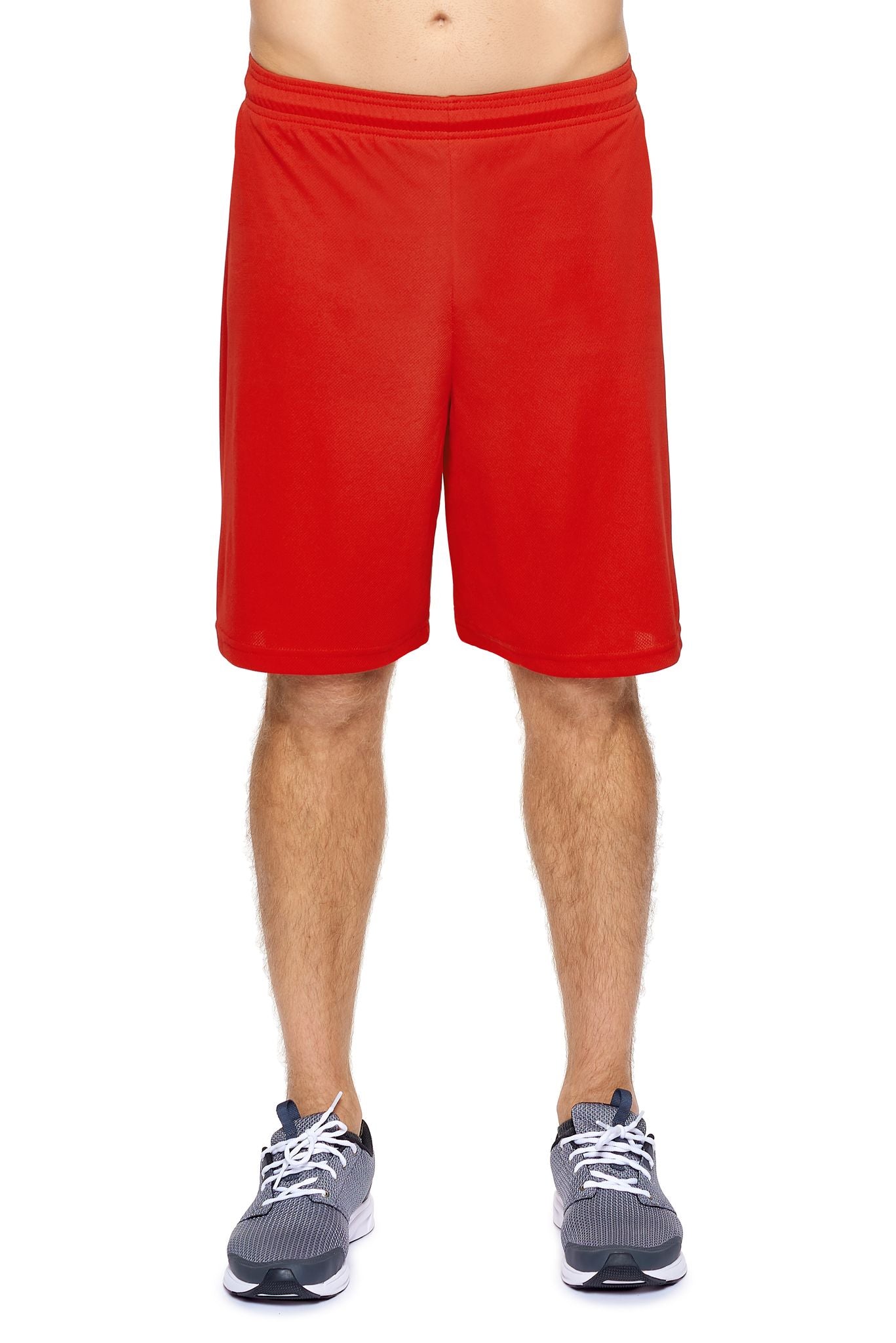 Expert Brand Men's Oxymesh™ Training Shorts in True Red Image 2#red