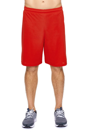 Expert Brand Men's Oxymesh™ Training Shorts in True Red Image 2#red