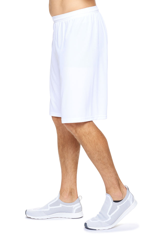 Expert Brand Men's Oxymesh™ Training Shorts in White#white