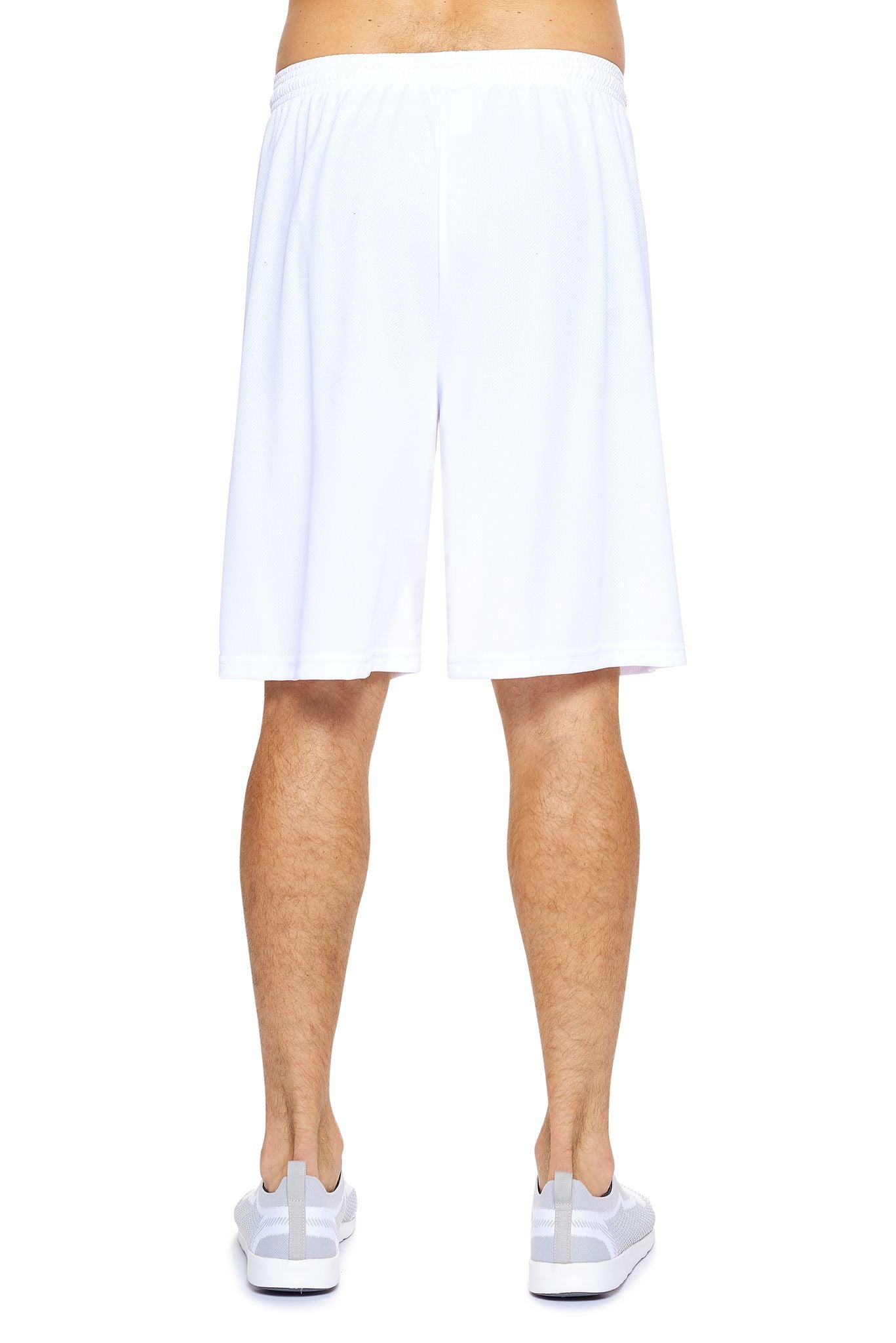 Expert Brand Men's Oxymesh™ Training Shorts in White Image 3#white