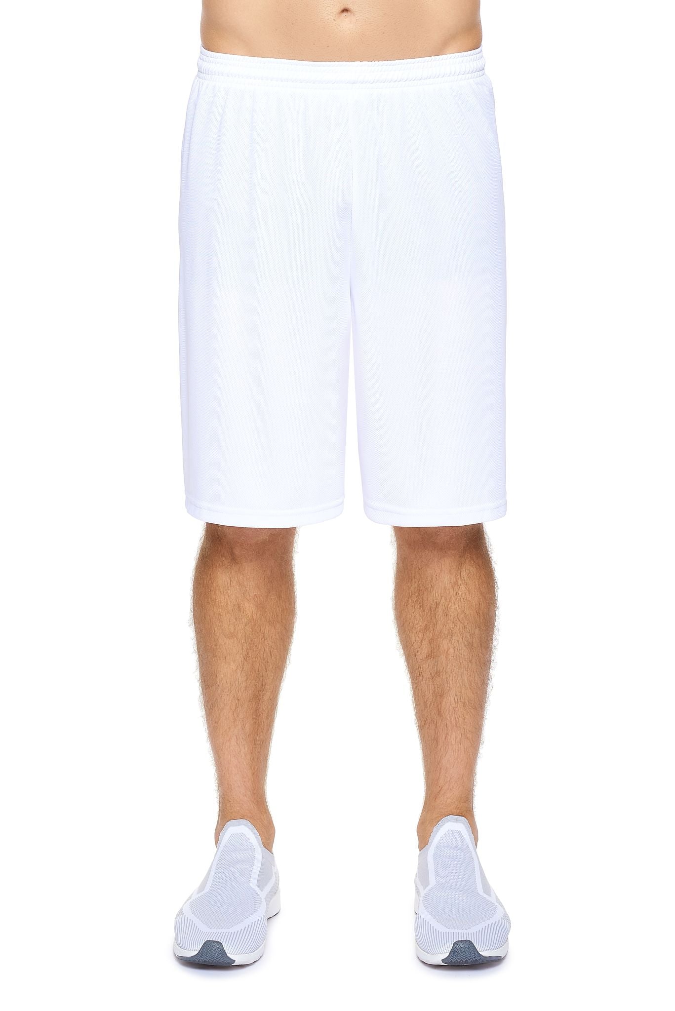 Expert Brand Men's Oxymesh™ Training Shorts in White Image 2#white