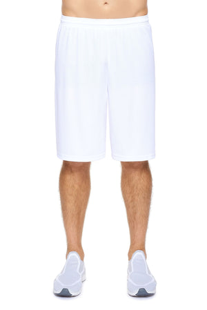 Expert Brand Men's Oxymesh™ Training Shorts in White Image 2#white