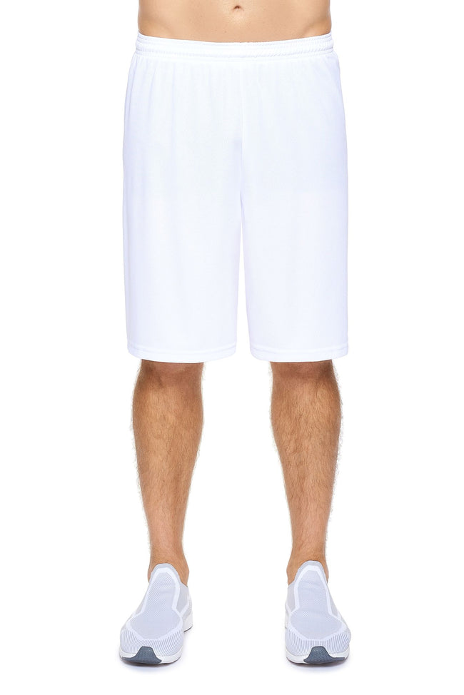 Expert Brand Men's Oxymesh™ Training Shorts in White Image 2#white