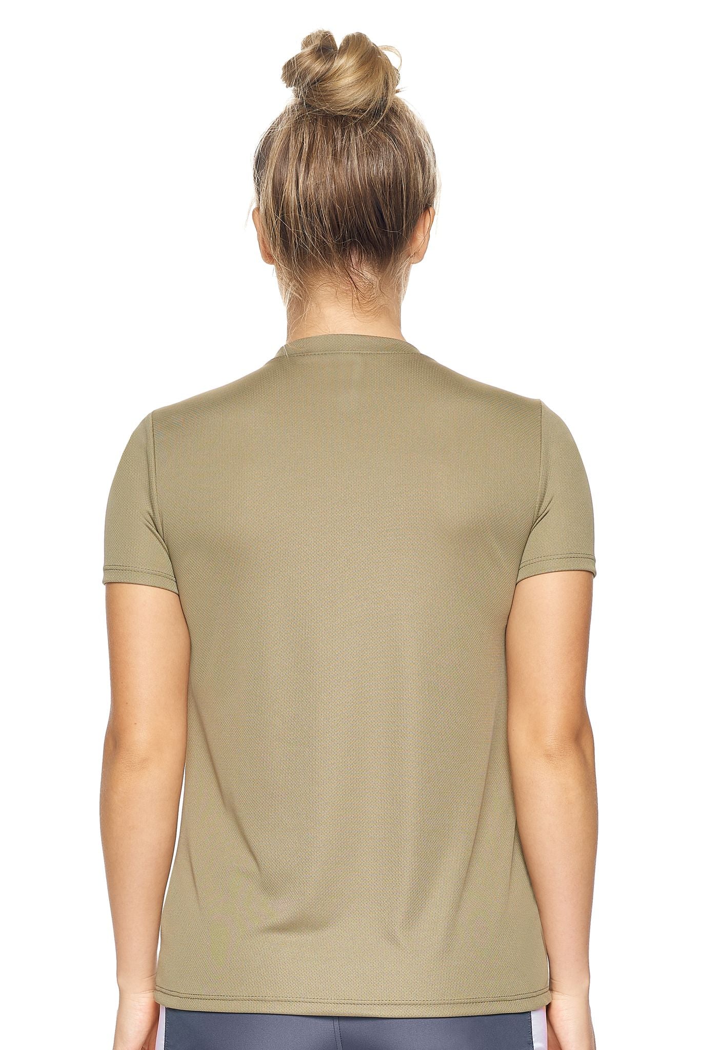 AJ202D🇺🇸 Oxymesh™ V-Neck Tec Tee (Continued) - Expert Brand #TAN