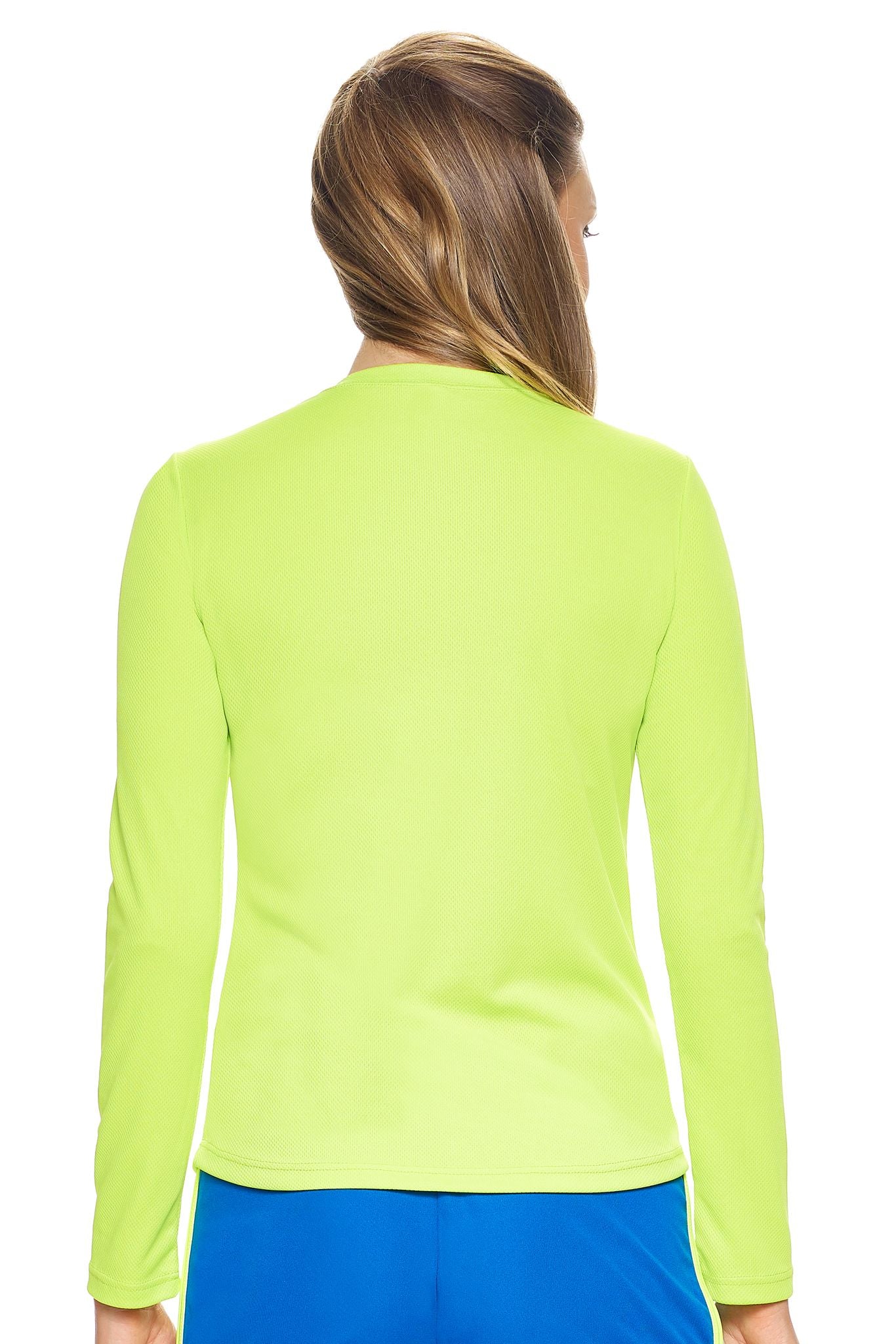 AJ301D🇺🇸 Oxymesh™ Long Sleeve Tec Tee - Expert Brand #KEY LIME