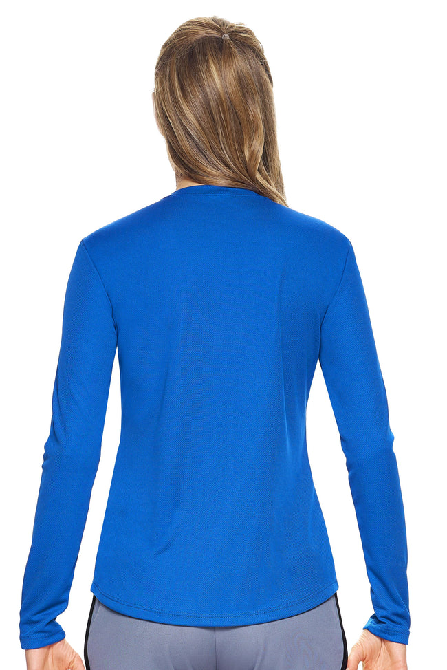 AJ301 Oxymesh™ Long Sleeve Tec Tee - Expert Brand #ROYAL BLUE