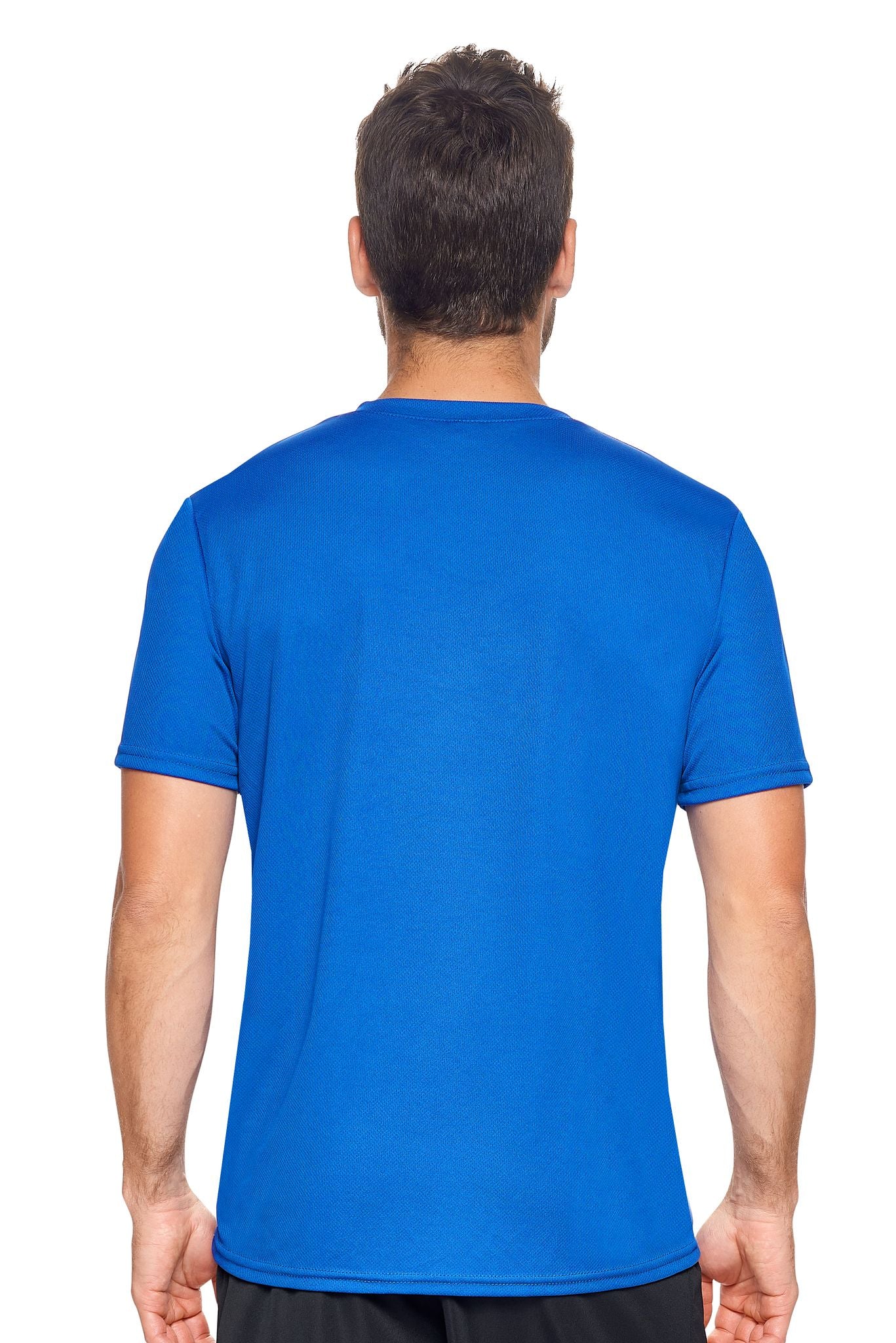 AJ802🇺🇸 Oxymesh™ V-Neck Tec Tee - Expert Brand #ROYAL BLUE