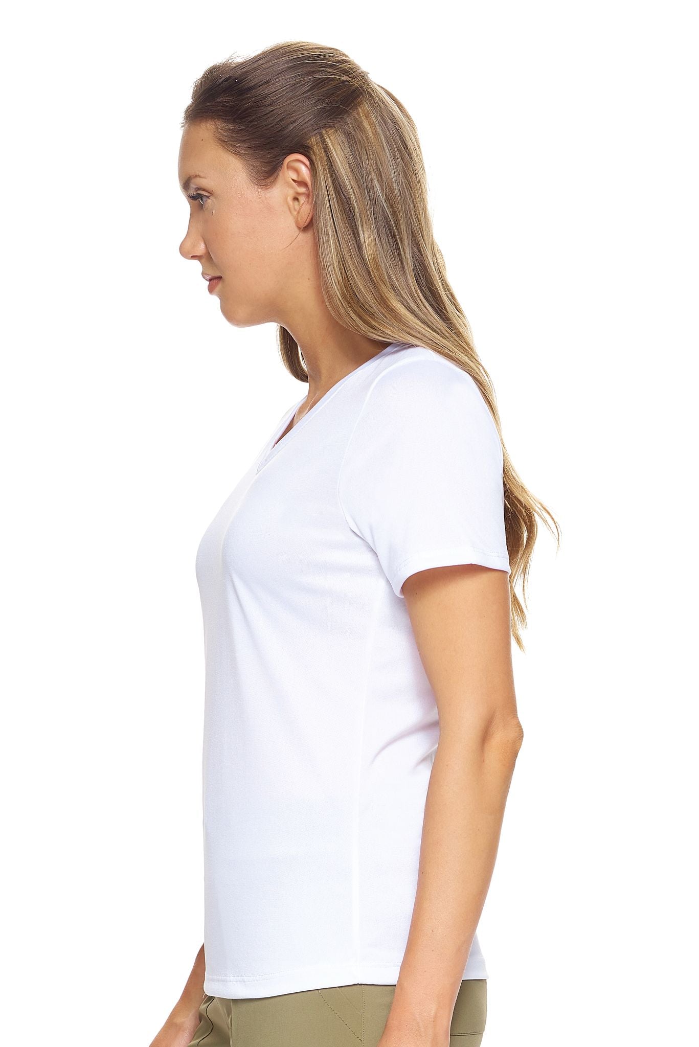 AT220🇺🇸 Natural Feel Jersey V-Neck - Expert Brand#white