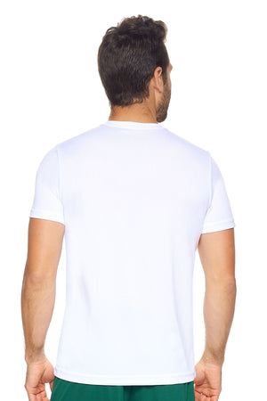 Expert Brand Wholesale Men's Short Sleeve Natural-Feel Jersey Crewneck in White Image 3#white