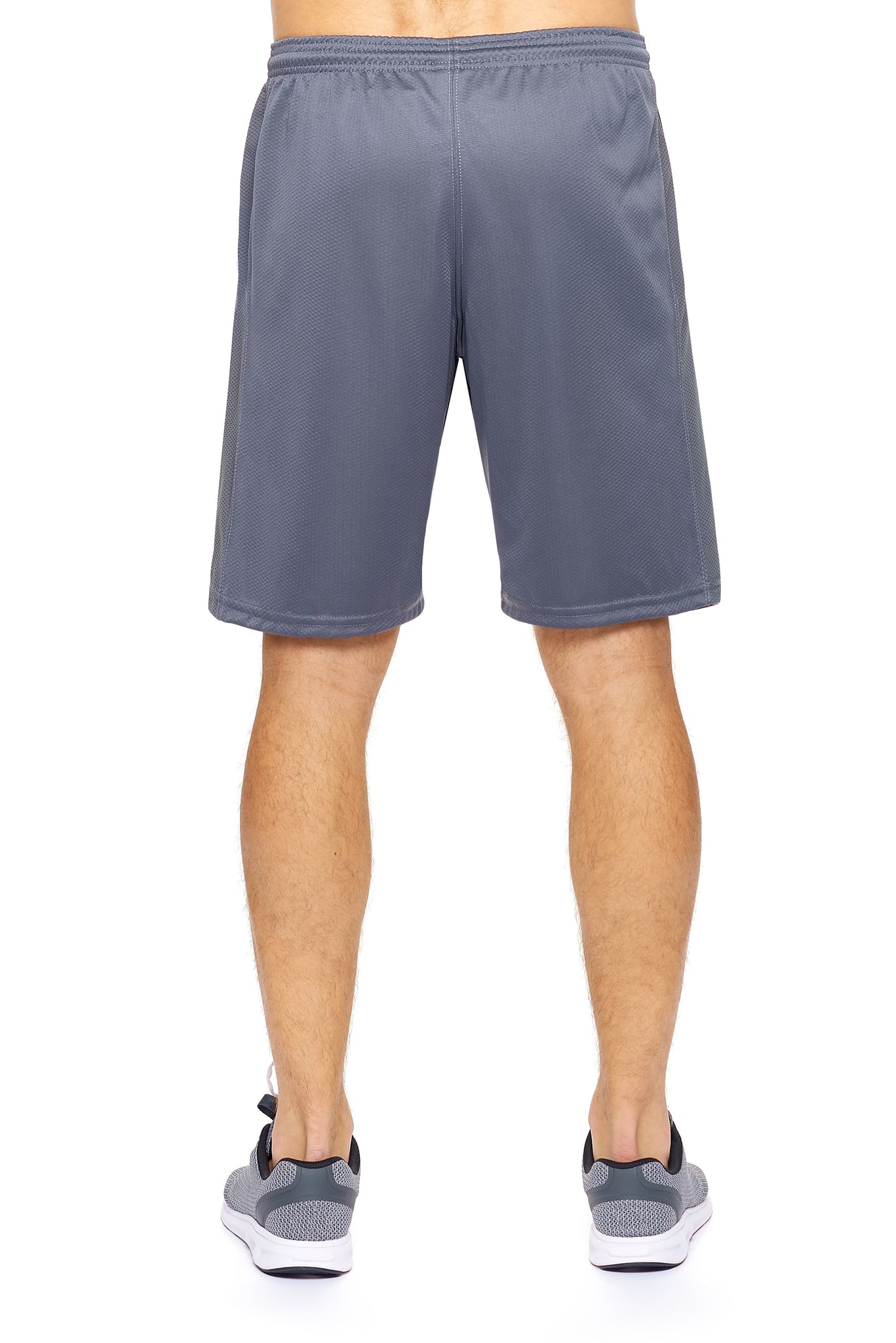 Expert Brand Wholesale Men's Lifestyle Shorts in Charcoal Image 3#charcoal