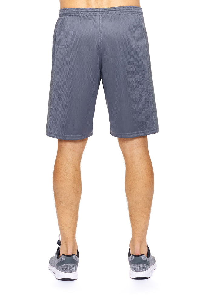 Expert Brand Wholesale Men's Lifestyle Shorts in Charcoal Image 3#charcoal