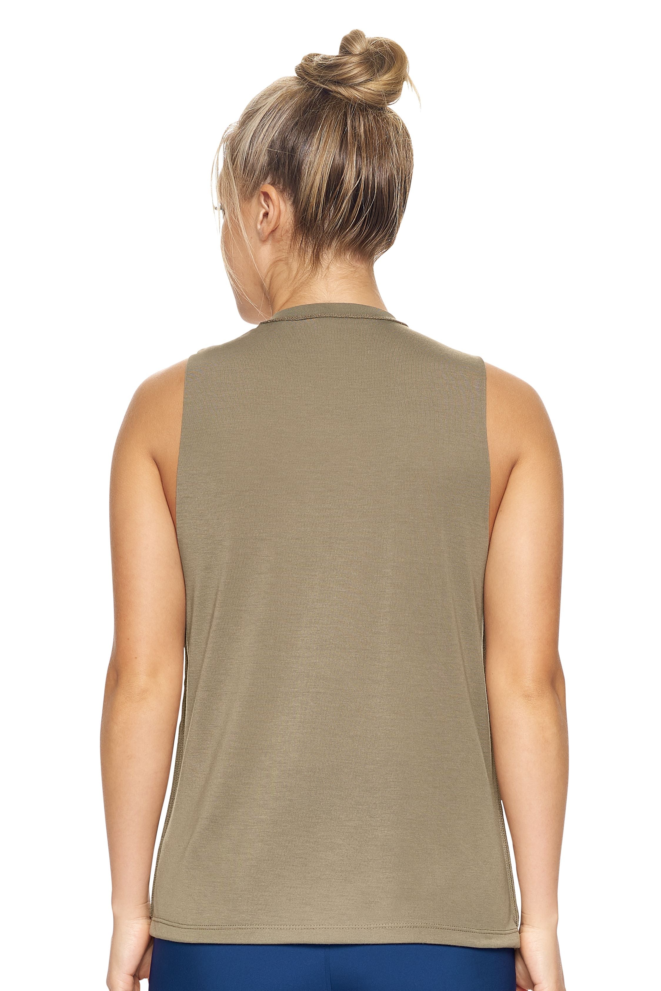 BE220🇺🇸 Siro™ Raw Edge Muscle Tank - Expert Brand#olive