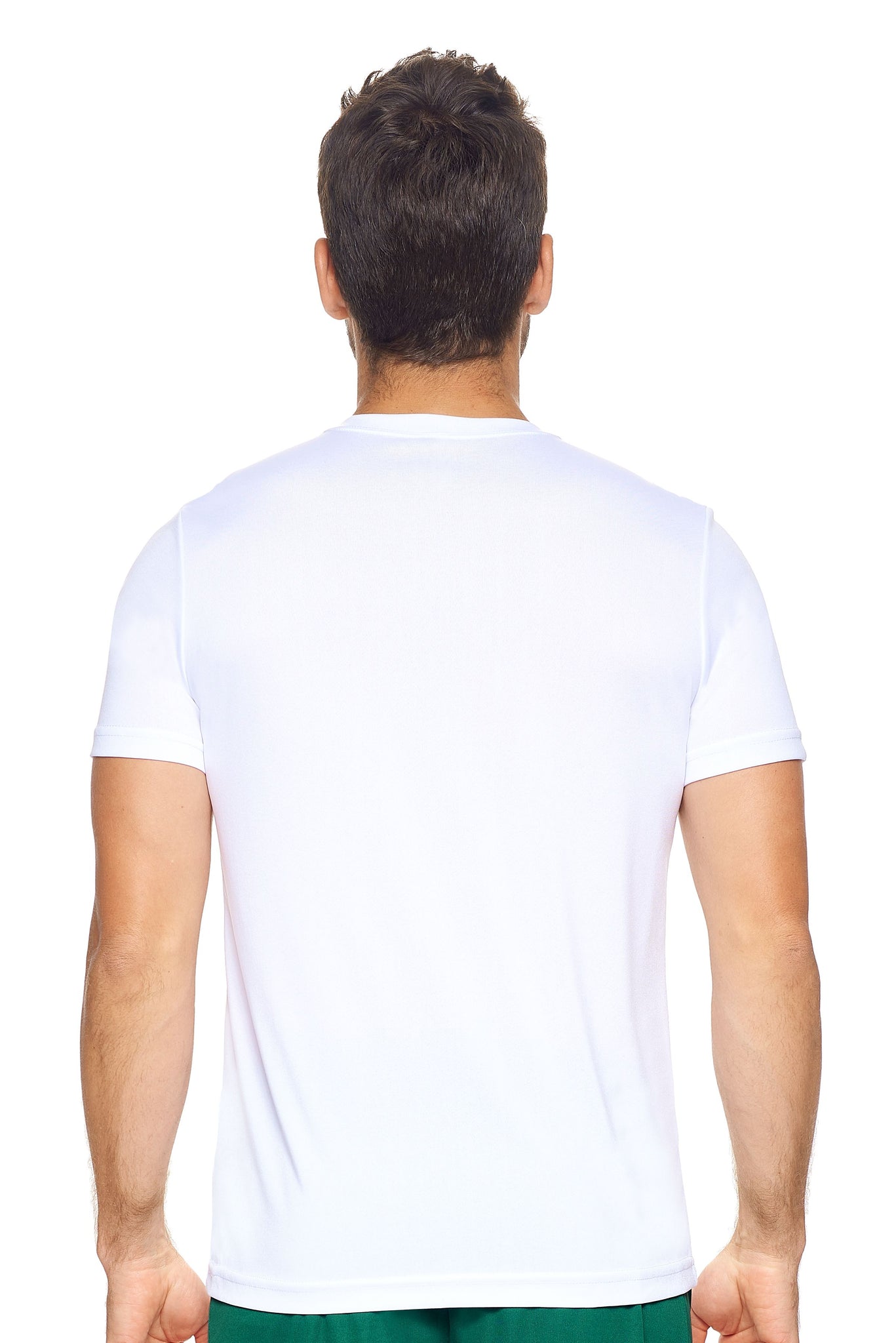 Expert Brand Wholesale Super Soft Eco-Friendly Performance Apparel Fashion Sportswear Men's Crewneck T-Shirt Made in USA white 3#white
