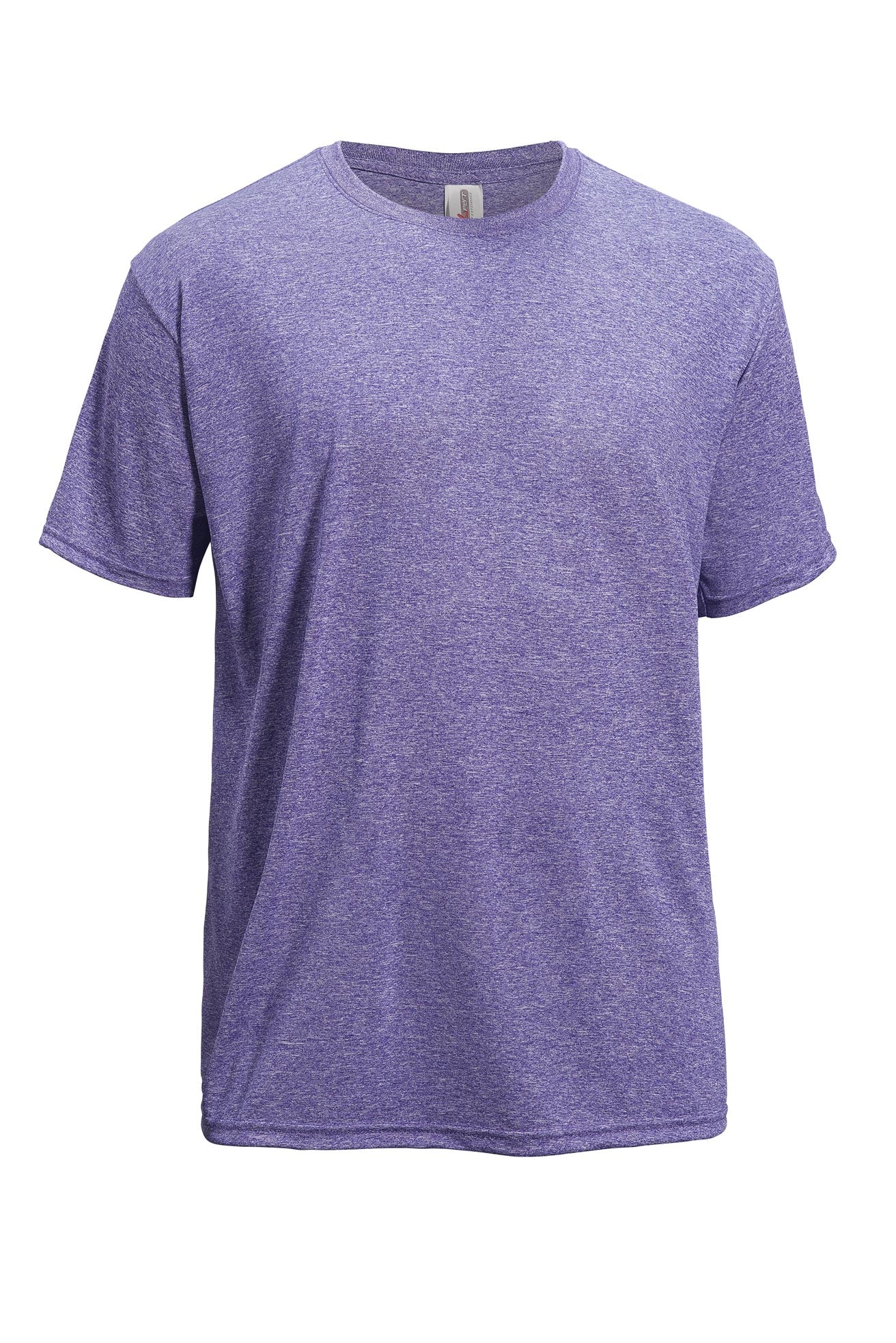 AF804 Men's Heather Active Tee - Expert Brand #HEATHER PURPLE