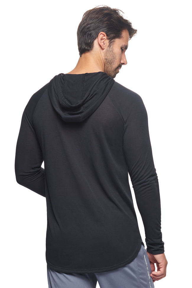 Expert Brand Wholesale Sportswear Men's Siro™ Soft Tec Hoodie Shirt in Black 4#black