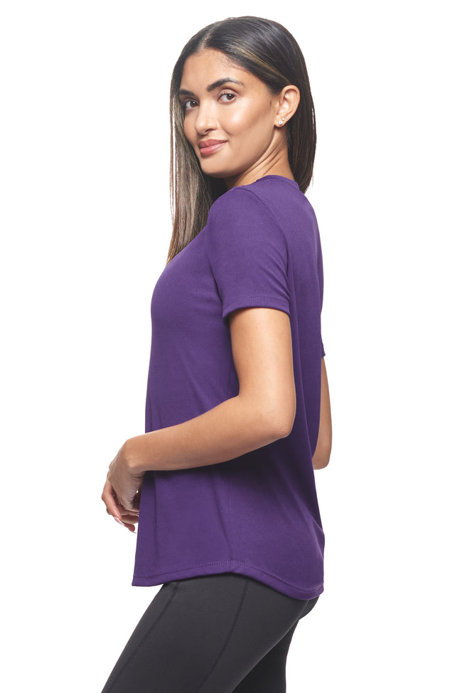 AI201🇺🇸 DriMax™ Crewneck Tec Tee - Expert Brand #DARK PURPLE