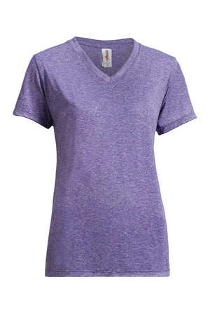 Expert Brand Wholesale Blank Active Tee Women's Heather purple#heather-purple