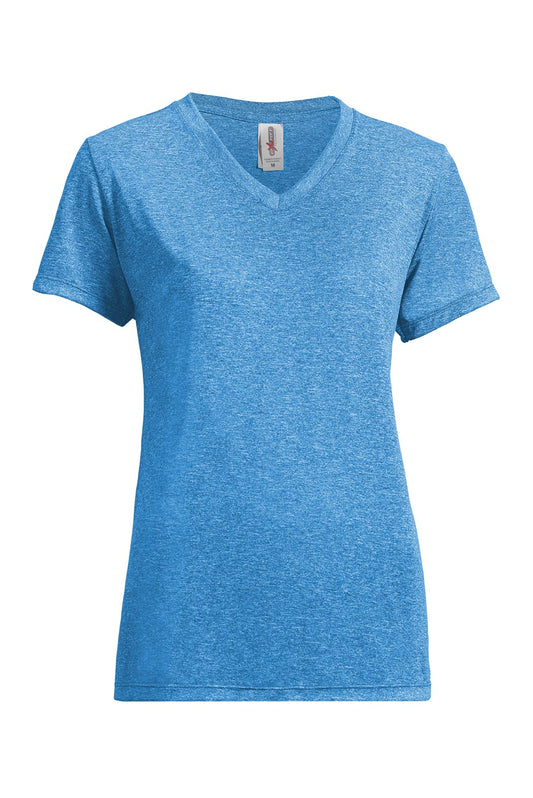 Expert Brand Wholesale Blank Active Tee Women's Heather Royal 2#heather-royal