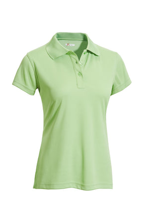 Expert Brand Wholesale Women's Activewear Oxymesh™ City Best Polo in kiwi green#kiwi
