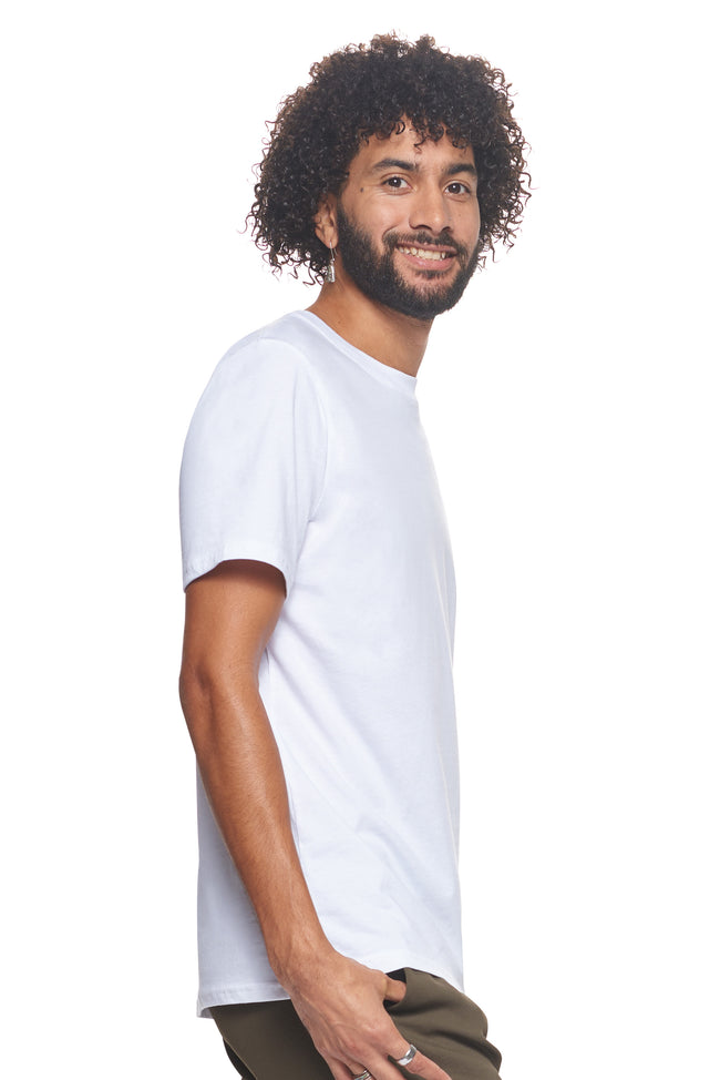Expert Brand Wholesale Unisex men Organic Cotton T-Shirt Made in USA in Nova white 2#white