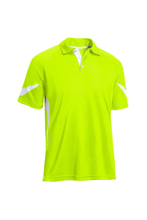Expert Brand Wholesale Blank Men's Tennis Polo safety yellow#safety-yellow