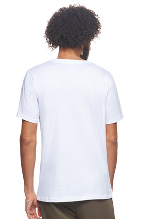 Expert Brand Wholesale Unisex men Organic Cotton T-Shirt Made in USA in Nova white 3#white