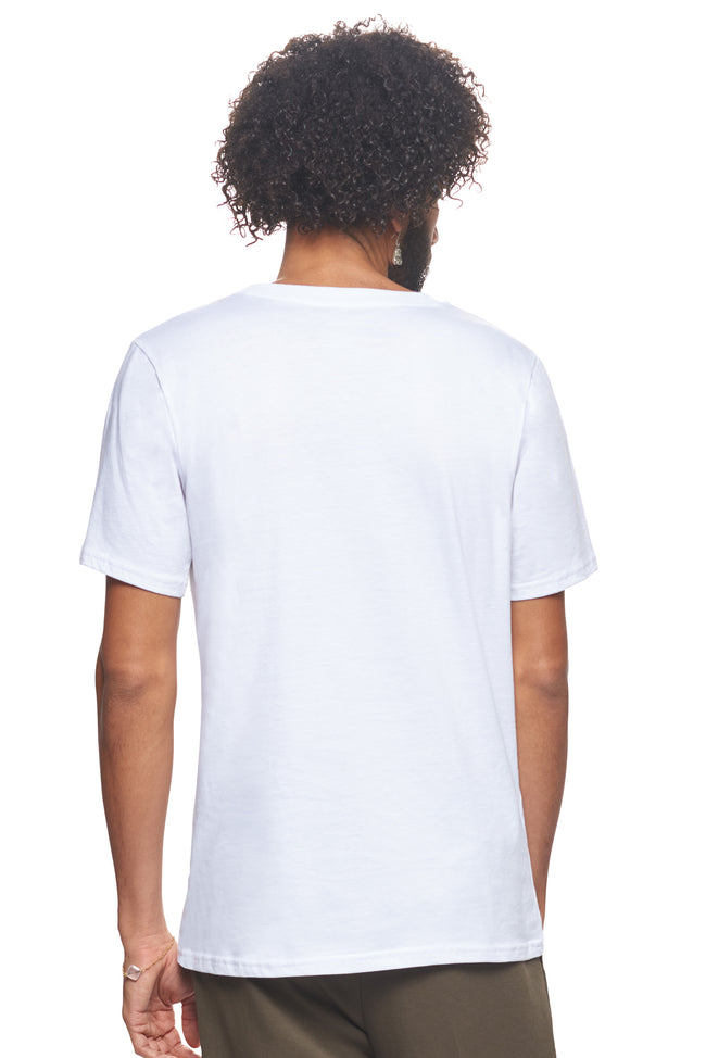 Expert Brand Wholesale Unisex men Organic Cotton T-Shirt Made in USA in Nova white 3#white