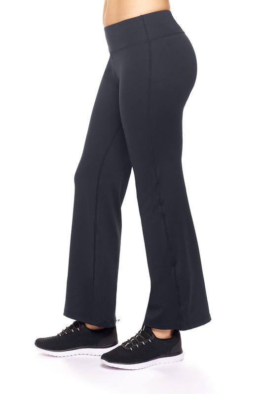AQ1032 Mid-Rise Bootcut Leggings - Expert Brand#black