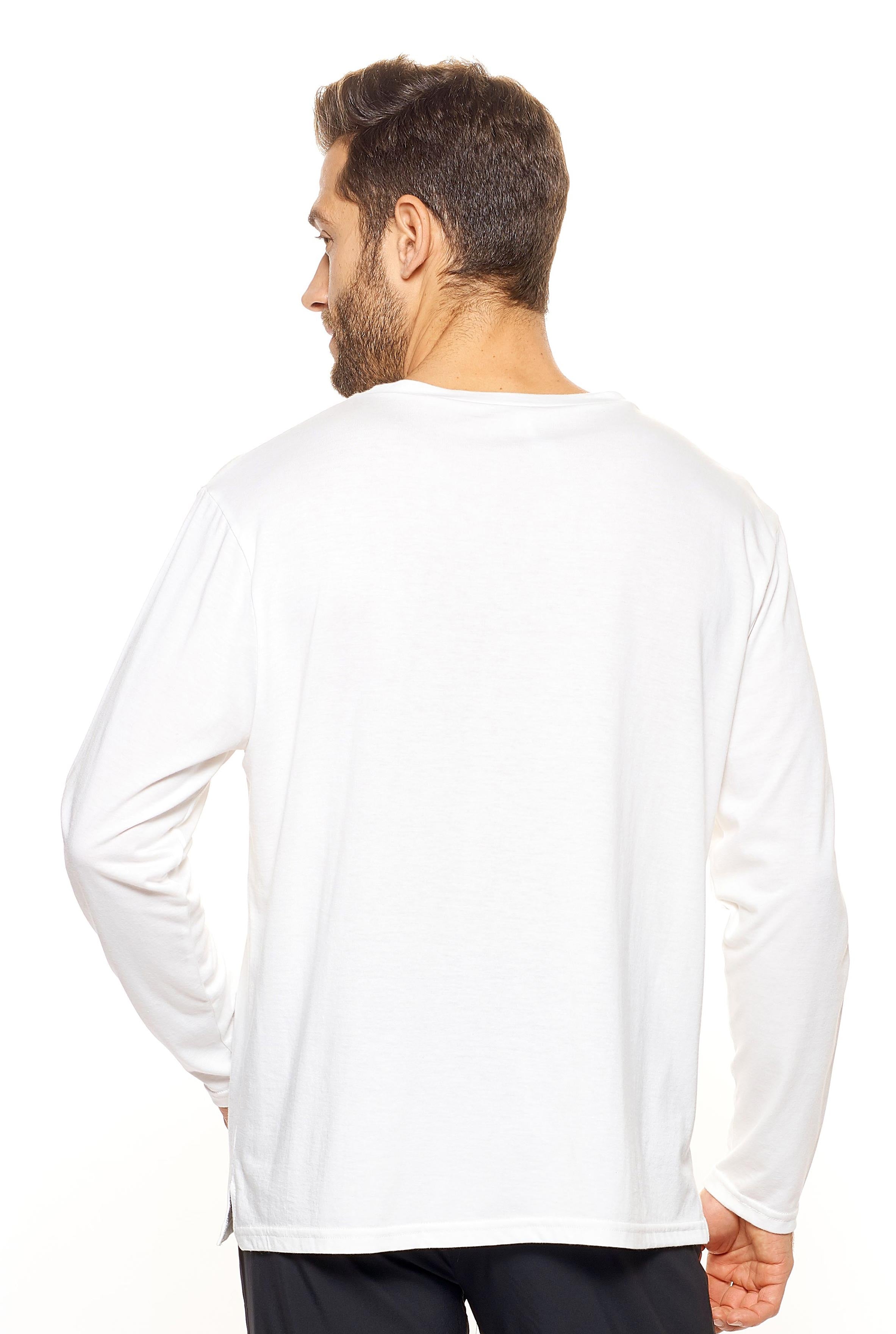 HC906🇺🇸🍃 Hemp Relaxed Split Hem Long Sleeve Tee - Expert Brand#bone