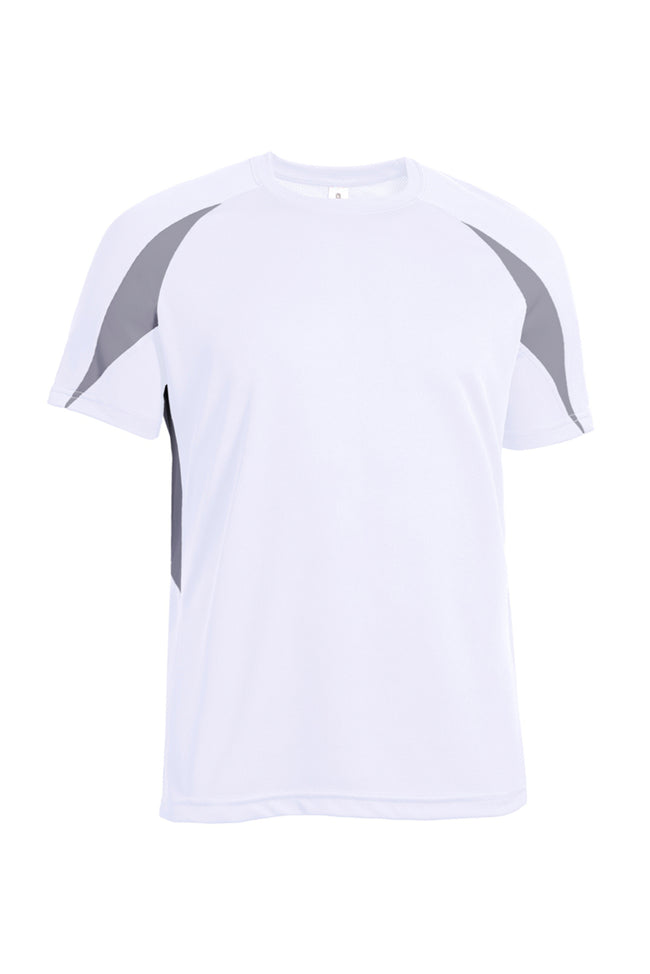 Expert Brand Wholesale Men's Oxymesh Crossroad Tee Colorblock white#white