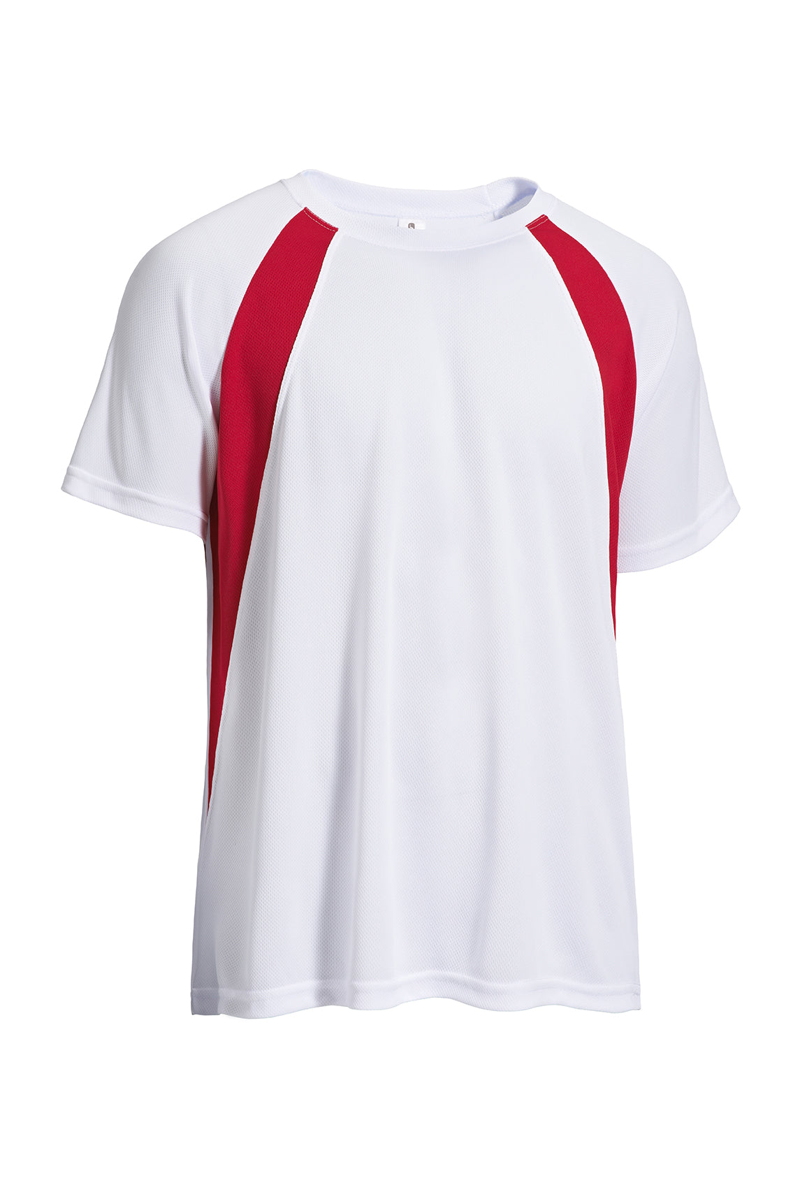 Expert Brand Men's Oxymesh Raglan Color Block Tee in white #white