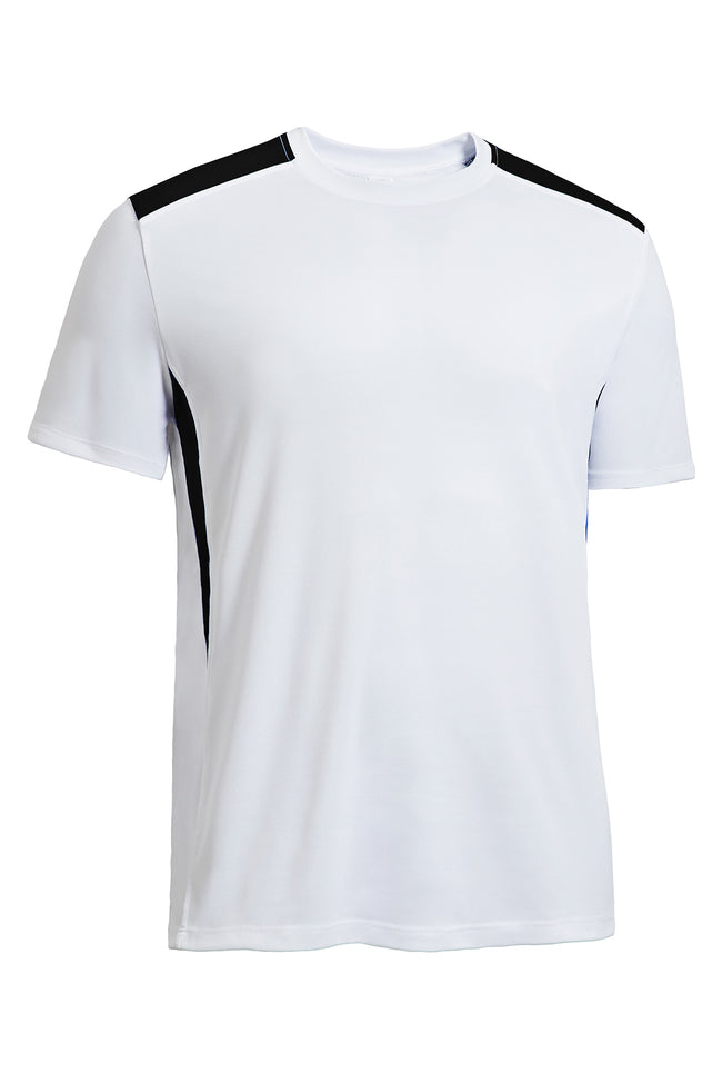 Expert Brand Wholesale Men's White Blue pk maX™ Stadium Tee white black#white-black