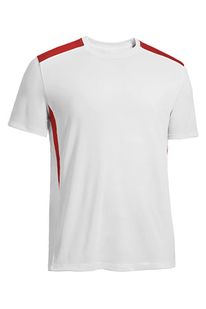 Expert Brand Wholesale Men's White Blue pk maX™ Stadium Tee white red#white-red