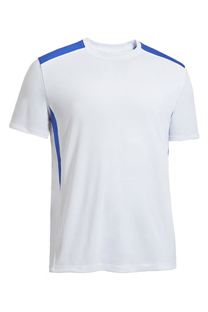 Expert Brand Wholesale Men's White Blue pk maX™ Stadium Tee 2#white-royal
